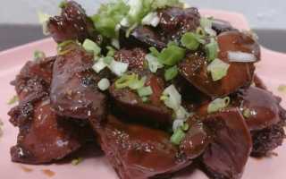 Диетический паштет с куриной печенкой