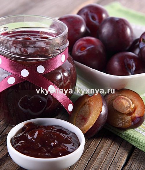 Джем из сливы и яблок