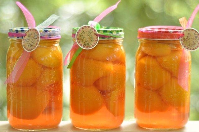 маринование персика