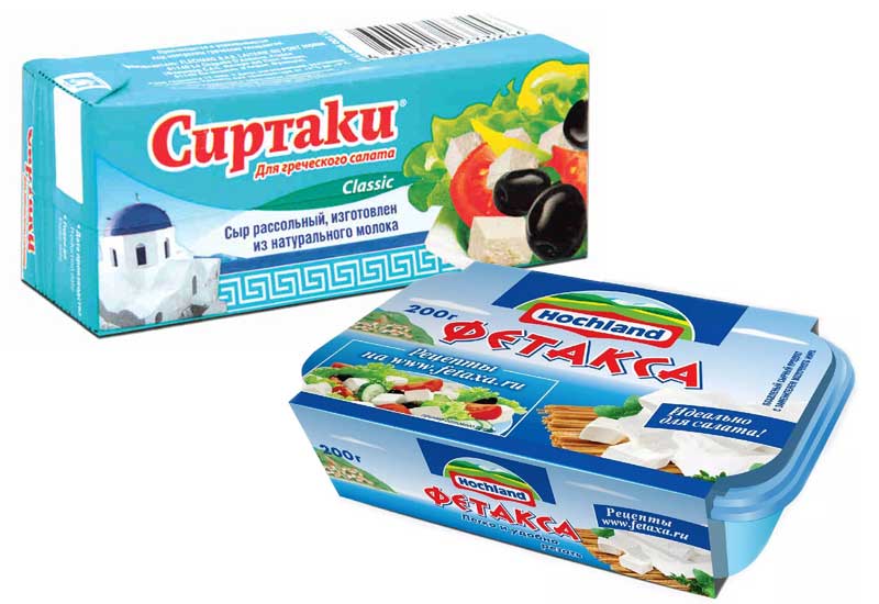 Сыр Сиртаки и Фетакса